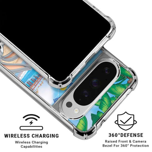 Looney Tunes Beach Google Pixel 10 Pro XL Clear Case